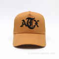 Design de mode Coton Brown Chapeaux Baseball Cap